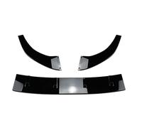 Spoiler Frontali per Auto per VW Golf 8 MK8 GTI GTD GTE R-Line TSI TDI 2020 2021 2022, Paraurti Anteriore Lip Splitter Diffusore Resistente Graffi Anticollisione Accessori,A/Black