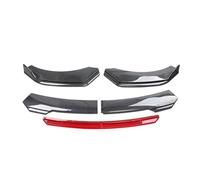 Spoiler frontali per auto Universale Maggior Parte Delle Auto Linguetta Affilata Paraurti Anteriore Labbro Mento Spoiler Diffusore Kit Corpo Spoilers Paraurti Anteriore(B-Carbon Black)