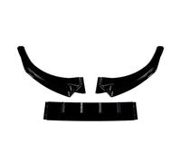 Spoiler frontali Per VW Per Polo MK4 9N 2005-2008 Nero Lucido Paraurti Anteriore Auto Splitter Labbro Diffusore Body Kit Spoiler Protezione Messa A Punto Spoiler frontali per auto