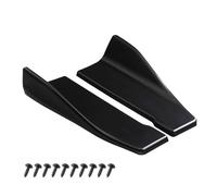 Spoiler Gonna Laterale 35 cm 48 cm Universal Fit Car Spoiler Paraurti laterale Gonna laterale posteriore Lip Rocker Ali Protezione Trim Minigonne Laterali Auto(35cm black)