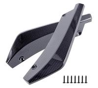 Spoiler Gonna Laterale Minigonne Laterali Auto Paraurti Anteriore Posteriore Estensione Labbro Spoiler Diffusore Splitter Antigraffio Alette Fibra Gradino(Carbon Fiber)