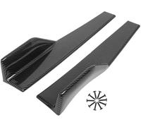 Spoiler Gonna Laterale Per A3 A4 B6 A6 C6 A5 B7 Q5 C5 8P Q7 TT C7 A1 Q3 S3 A7 B9 8L A8 Gonna Laterale Body Kit Spoiler Accessori Auto Universale Minigonne Laterali Auto(Carbon Fiber Look)