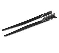 Spoiler Gonna Laterale Per Lexus Per IS200T IS250 IS350 ES300h ES330 ES350 Minigonne Laterali Auto Estensioni Alette Carbonio Splitter Sottoporta Lips Gradino(Glossy Black)