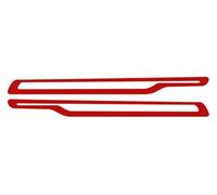 Spoiler Gonna Laterale Per MINI Per John Per Cooper Per Works Per Cabrio Per F57 2021 2022 Strisce Laterali Porte Adesivi Gonne Auto 2 Pezzi(Glossy Red)