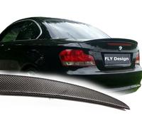 Lip Spoiler Posteriore Adatto per BMW 1er Coupe, Carbonio Vernice, ABS Sportivo