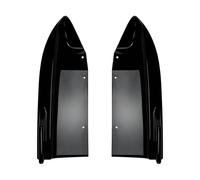 spoiler inferiore Copertura angolare inferiore laterale del paraurti posteriore esterno adatta per BMW X5 G05, adatta per M, adatta per Sport 2019-2023 labbro d'impatto(Glossy Black)