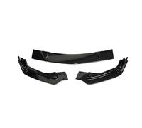 spoiler inferiore Kit carrozzeria per paraurti anteriore auto, spoiler, diffusore, adatto per Infiniti Q50 2014-2021(14-17 Normal Black)