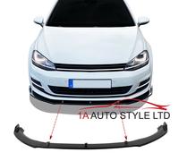 Spoiler Inferiore Per Paraurti Anteriore Gloss Black 3 Pz Per VW Golf MK7