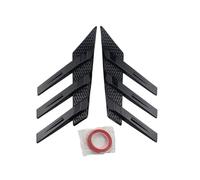 spoiler inferiore Spoiler laterale posteriore per auto, accessorio, splitter, modanatura, persiana triangolare, parasole per parabrezza spoiler inferiore(Pairs black)