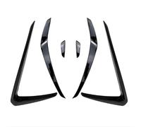 Spoiler Kit spoiler auto Copertura Divisoria Fendinebbia Anteriore Per Auto Accessori Esterni Auto Compatibile Con Per Golf Per MK7 Per GTI 2013 2014 2015 2016(Black-Set)