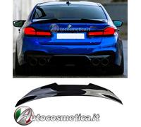 Spoiler labbro ala posteriore ducktail lucido per BMW Serie 5 G30 2016-2020