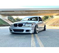 Spoiler labbro CSL splitter anteriore BMW E46 MTech II, plastica ABS, video r...