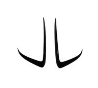 Spoiler Labbro Paraurti Anteriore 2 Pz Per Tesla Per Il Modello Per 3 Per Y 17-2024 Copertura Della Luce Nebbia Anteriore Lampade Lama Trim Spoiler Coltello Paraurti ABS Tuning(Y Carbon Look)