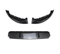 Spoiler Labbro Per Serie 5 G30 G31 520i 520d 530i 530d 550i 2021-2023 Paraurti Anteriore Auto Spoiler Splitter Diffusore Bodykit Tuning Grembiule(Carbon Black)