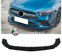 Spoiler labbro sotto paraurti nero lucido abs per Mercedes Classe A W177 A35