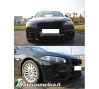 Spoiler lama anteriore labbro nero opaco per BMW Serie 5 F10 F11 2010-2017
