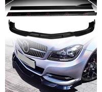 SPOILER LAMA SOTTO PARAURTI ANTERIORE Per BENZ W204 C CLASS + MINIGONNE LATERALI