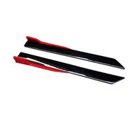 Spoiler Laterale 4 Pezzi Da 41 Pollici Universali Per Minigonne Laterali Per Auto Spoiler Rosso E Nero Parti Di Ricambio Per Modifiche Auto Accessori Ricambio