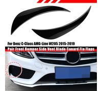 SPOILER LATERALE ATTORNO ALLA GRIGLIA PER BENZ C-CLASS AMG-LINE W205 C205 15-19