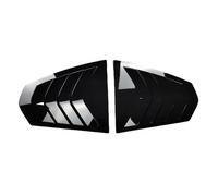 Spoiler Laterale Canard Kit Per G20 Per G80 Per La Serie 3 Per 320i Per 320d Per 330e Per 330d 2019- Griglie Per Finestrini Posteriori Triangolo Per Finestrino Spoiler(Glossy Black)