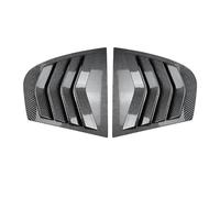 Spoiler Laterale Canard Kit Per Serie 3 Per E90 Per 320i Per 323i Per 325i Per 330i Berlina A 4 Porte 2005-2012 Finestrino Laterale Posteriore Persiana Trim(Carbon Fiber Look)