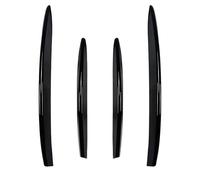 Spoiler Laterale Compatibile Con Benz Per CLA C118 X118 2023 2024 2025 Per AMG 4 Pezzi Paraurti Anteriore Auto Spoiler Splitter Fendinebbia Copertura Finitura Decorativa(Black)