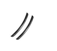 Spoiler Laterale Lunotto Posteriore 2PCS Universale Morbido Auto Fender Flare Arch Adesivo Fender Prese d'aria Copertura Della Protezione Anti-Graffio Striscia Paraspruzzi(Black 2pcs)