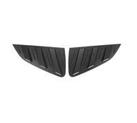 Spoiler Laterale Lunotto Posteriore 2x Adesivi per coperture di prese d'aria laterali per finestrini posteriori, adatti per VW Polo 2011-2018 Copertura griglia(Matte Black)
