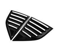 Spoiler Laterale Lunotto Posteriore Adatto per Dodge Challenger Car Rear Louver Window Side Shutter Cover Trim Adesivo Vent Scoop Coperture per specchietti(Gloss Black)