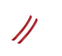 Spoiler Laterale Lunotto Posteriore Adatto per parafango universale per auto morbida(Red 2pcs)