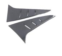 Spoiler Laterale Lunotto Posteriore Carbonio Cromato Copertura Triangolare Modanatura Decorativa Per Toyota Per Sienna XL40 4a 2021 2022 2023-2025(Carbon Fiber Color)