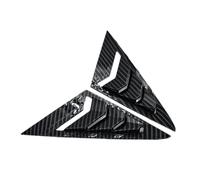 Spoiler Laterale Lunotto Posteriore Persiana anteriore triangolare adatta per VW Golf 7 Golf 7.5 MK7 MK7.5 2014-2020. Copertura per tendine laterali.(Carbon Fibre Pattern)