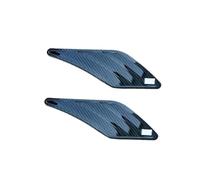 Spoiler laterale per auto 2 pz Auto Aria per Sfiato Adesivo Parafango Laterale ABT RS3 RS4 RS5 RS6 A6 C6 C5 A1 A3 8P A4 B8 B6 A5 A7 A8 Q5 Q7 TT R8(Carbon Type 2)