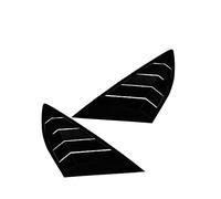 Spoiler laterale per auto Per Ford per Mondeo Fuson 2013~2021 1 Coppia Auto Lato Posteriore per Finestra di Sfiato Scoop Feritoie Copertura Scatto(Glossy black)