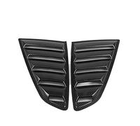 Spoiler laterale per auto Per Ford per Mustang 2015 2016 2017 2018 2 per pezzi Car Side ABS Deflettore per Vent Window Feritoia Side Scoop Feritoia di Copertura(Carbon brazed)