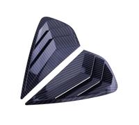 Spoiler laterale per auto Per KIA te K3 2019 2020 2021 2022 2 pezzi Adesivi per tapparelle per finestrini laterali posteriori(Carbon texture)