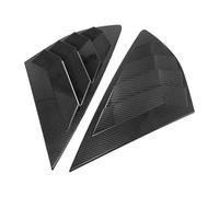 Spoiler Laterale Per Finestrino Posteriore Auto Per Ford Per Mondeo Per Fusion Per Berlina 2013-2018, In ABS Effetto Fibra Di Carbonio Nera(Carbon)