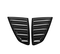Spoiler laterale Per Ford per Mustang 2015 2016 2017 2018 2 per pezzi Car Side ABS Deflettore per Vent Window Feritoia Side Scoop Feritoia di Copertura Spoiler carrozzeria(Nero)