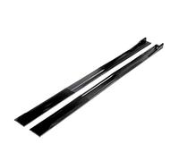 Spoiler laterale per paraurti per estensione gonna laterale auto universale da 2 m/2,18 m Spoiler Auto Anti Collisione Accessori(Glossy Black 2m)