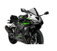 Spoiler Laterali Della Gara Puig Matte Nero Kawasaki ZX-6R Ninja 2024 - 2025