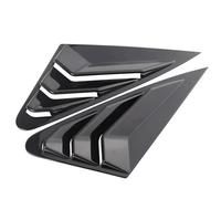 Spoiler laterali lunotto posteriore Per A4 Per B9 2017-2019 2 Pezzi Lato Posteriore Finestra Ventilazione Feritoia Copertura Otturatore Rivestimento Pannello Laterale Porta(Glossy Black)