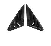 Spoiler laterali lunotto posteriore Per A4 Per S4 Per B8 Berlina 2009-2016 2PCS Auto Finestra Posteriore Copertura Scatto Quater Finestra Feritoie Side Vent Trim Griglia Auto Spoiler(Carbon look)