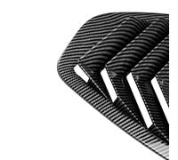 Spoiler laterali lunotto posteriore Per Alfa Per Romeo Per Giulia 2015-2024 Finestra Laterale Posteriore Feritoia Otturatore Trim Copertura Parabrezza Tenda Sole Auto Spoiler(Carbon Fiber Look)