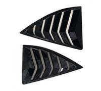 Spoiler laterali lunotto posteriore Per Chevy Per Camaro Per 5th Per Gen 2010-2015 Gloss Nero Finestrino Laterale Feritoia Finestra Posteriore Copertura Otturatore Spoiler(Glossy Black)