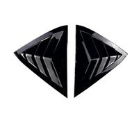 Spoiler laterali lunotto posteriore Per Ford Per Fiesta Per MK7 Per 7.5 2008-2017 2 Pezzi Finestra Posteriore Copertura Per Otturatore Triangolo Feritoia Vent Cieca Auto Spoiler(Gloss Black)