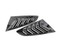 Spoiler laterali lunotto posteriore Per Ford Per Mustang 2015-2020 Coperture Per Specchietti Car Rear Louver Window Side Shutter Cover Trim Sticker Vent Scoop(Gloss Black)