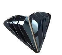 Spoiler laterali lunotto posteriore Per Kia Per Forte Per K3 2019 2020 2021 2022 Plastica ABS Lunotto Posteriore Quarti Feritoia Scoop Copertura Sfiato Laterale Trim Auto Spoiler(Gloss Black)