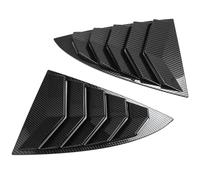 Spoiler laterali lunotto posteriore Per Tesla Per Modello 3 2017-2023 Auto Posteriore Feritoia Finestra Laterale Copertura Otturatore Trim Adesivo Vent Scoop ABS(Carbon Style B)