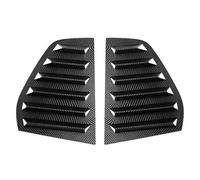Spoiler laterali lunotto posteriore Per VW Per Golf 5 Per MK5 2003-2010 UNA Coppia Car Rear Side Window Shutter Copertura Trim Finestra Feritoia Side Air Vent Trim Auto Spoiler(Carbon Look)