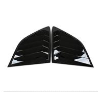 Spoiler laterali lunotto posteriore Per VW Per Golf 5 Per MK5 2017-2022 UNA Coppia Car Rear Side Window Shutter Copertura Trim Finestra Feritoia Side Air Vent Trim Auto Spoiler(Glossy Black)
